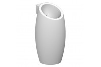 Planet lavoar monolit alb 